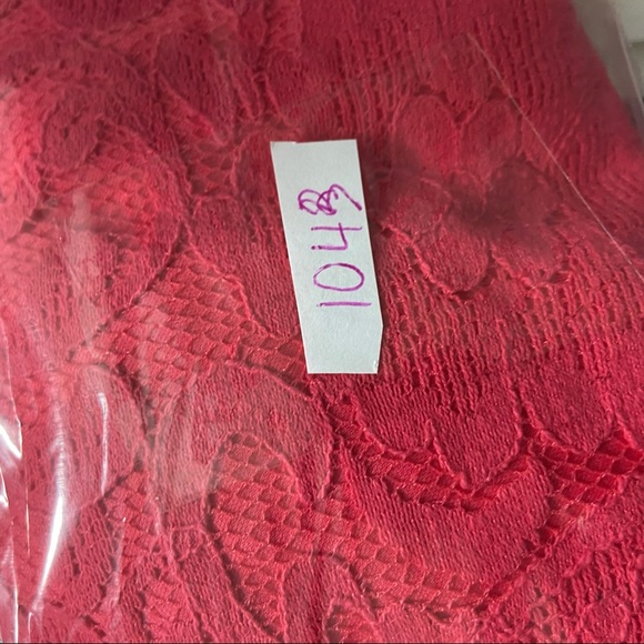 Pink sleeveless lace babydoll dress size small - Picture 8 of 8